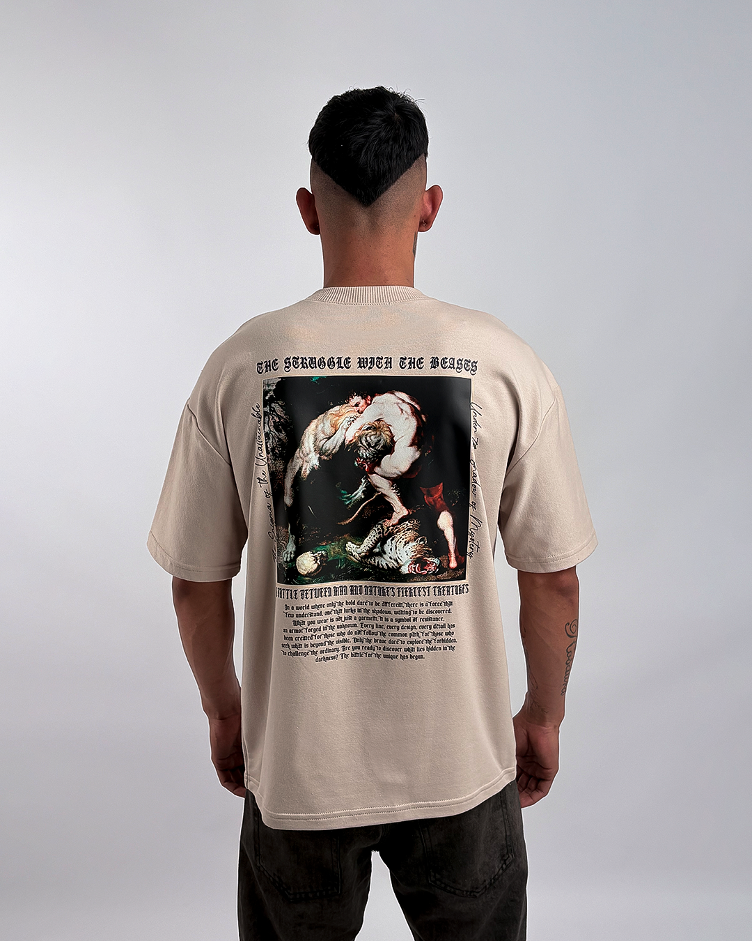 THE STRUGGLE WITH THE BEASTS