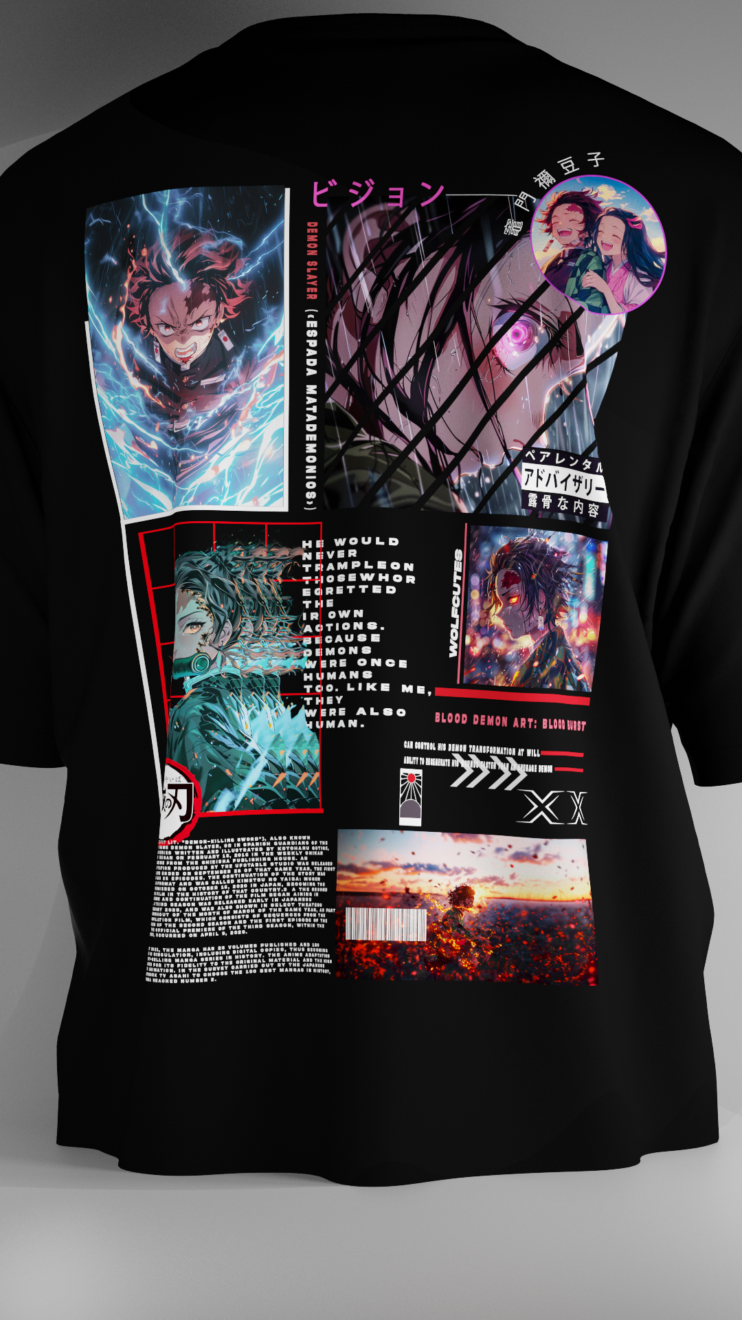 Camiseta Oversize (DemonSlaSize)