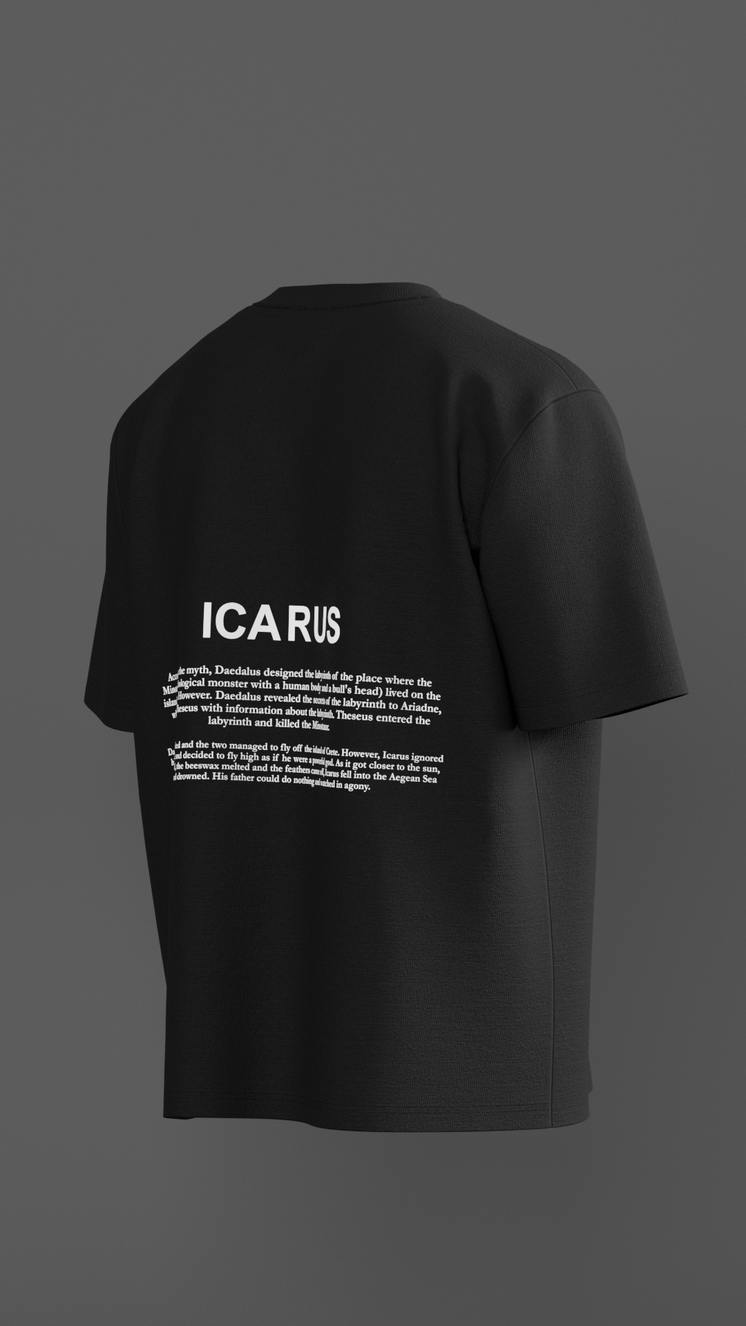 Camiseta Oversize (Icarus Ascending)