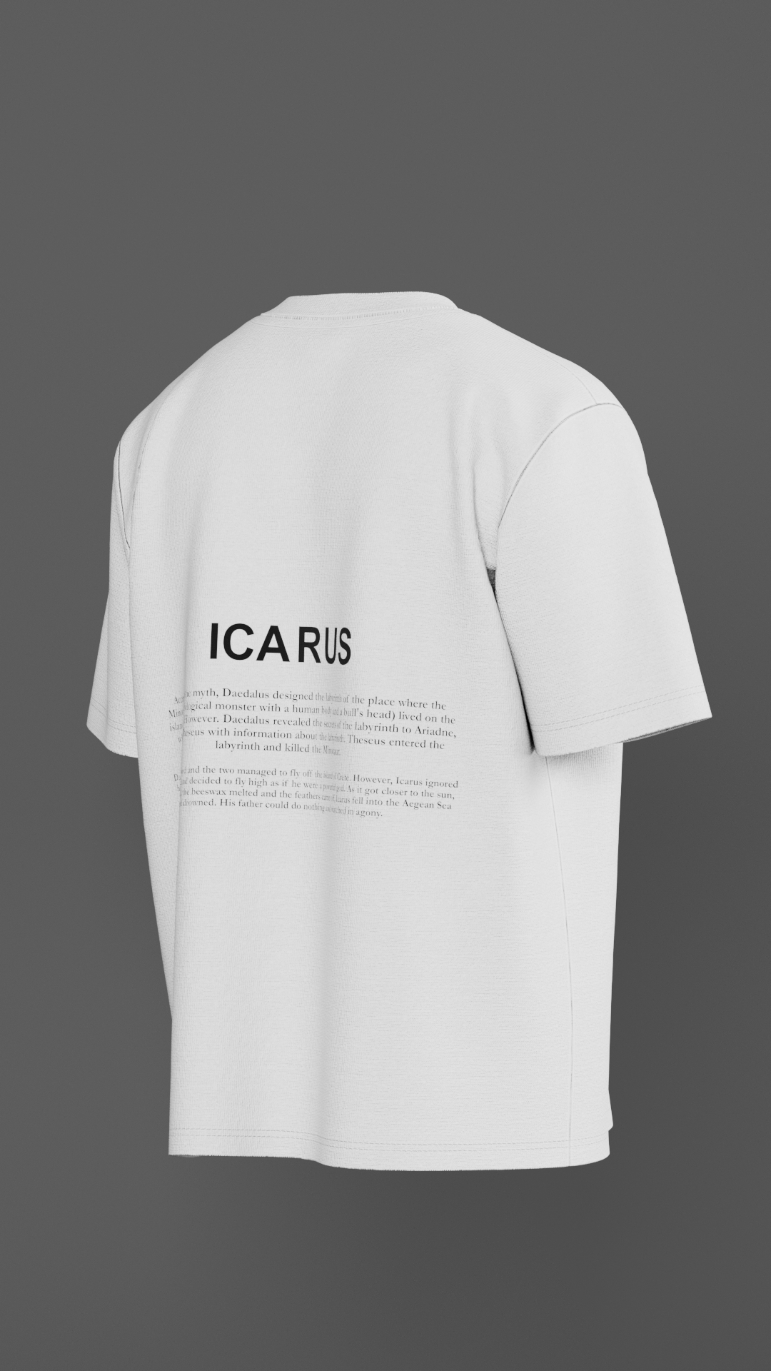 Camiseta Oversize (Icarus Ascending)